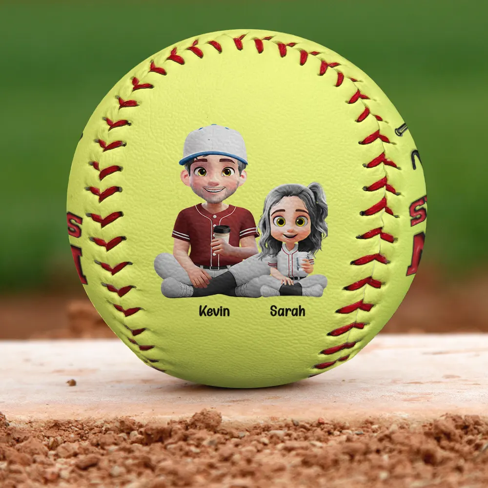 Baseball We Hit A Homerun 3D Effect - Personalized Baseball, Softball - Image 3
