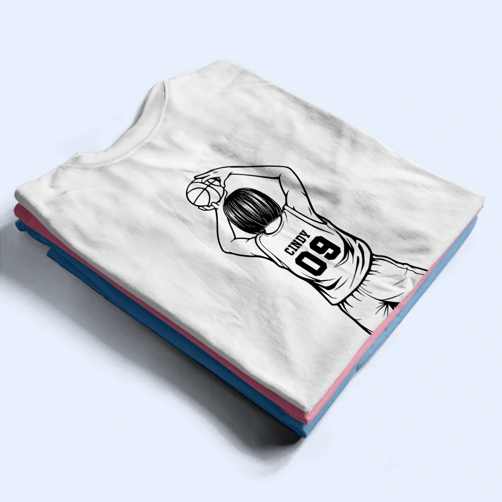 Basketball Mom - Personalized T Shirt - Image 3