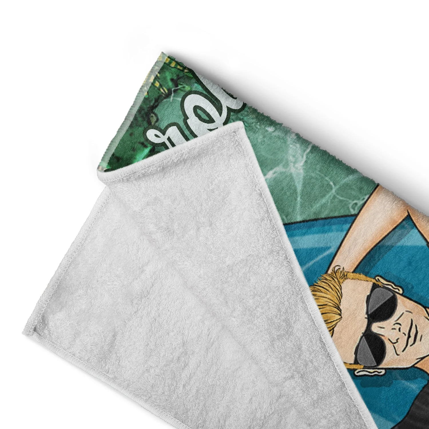 Beach Trips, Pool Party - Birthday, Vacation, Traveling Gift For Woman, Man, Bestie Group - Personalized Beach Towel - Image 4