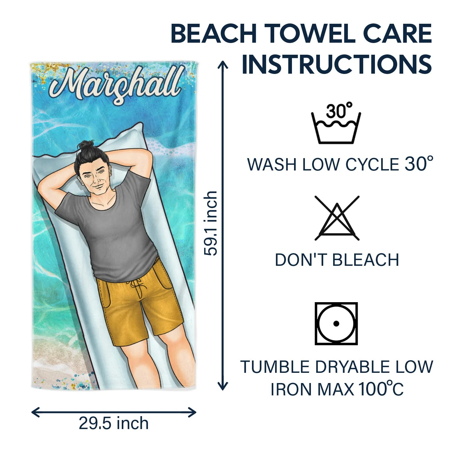 Beach Trips, Pool Party - Birthday, Vacation, Traveling Gift For Woman, Man, Bestie Group - Personalized Beach Towel - Image 6