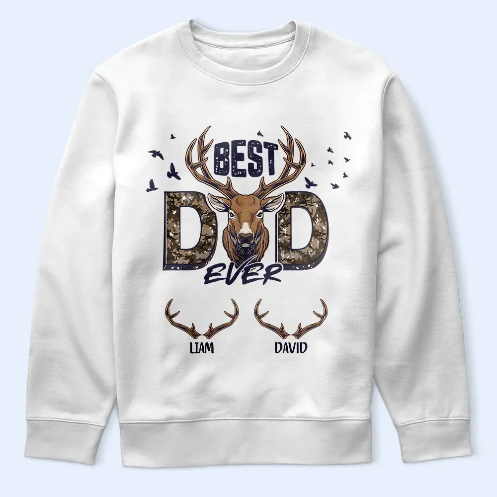 Best Buckin' Dad - Personalized T Shirt - Image 5
