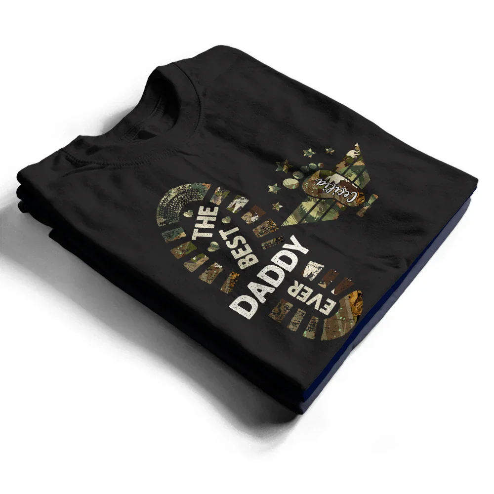 Best Dad Ever - Personalized T Shirt - Image 2