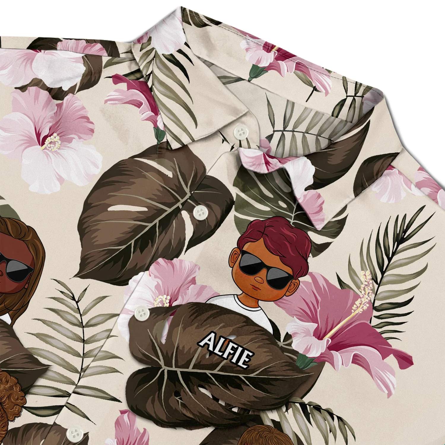 Best Dad, Papa, Uncle Ever Tropical Details - Birthday, Loving Gift For Father, Grandpa, Grandfather - Personalized Custom Hawaiian Shirt - Image 3