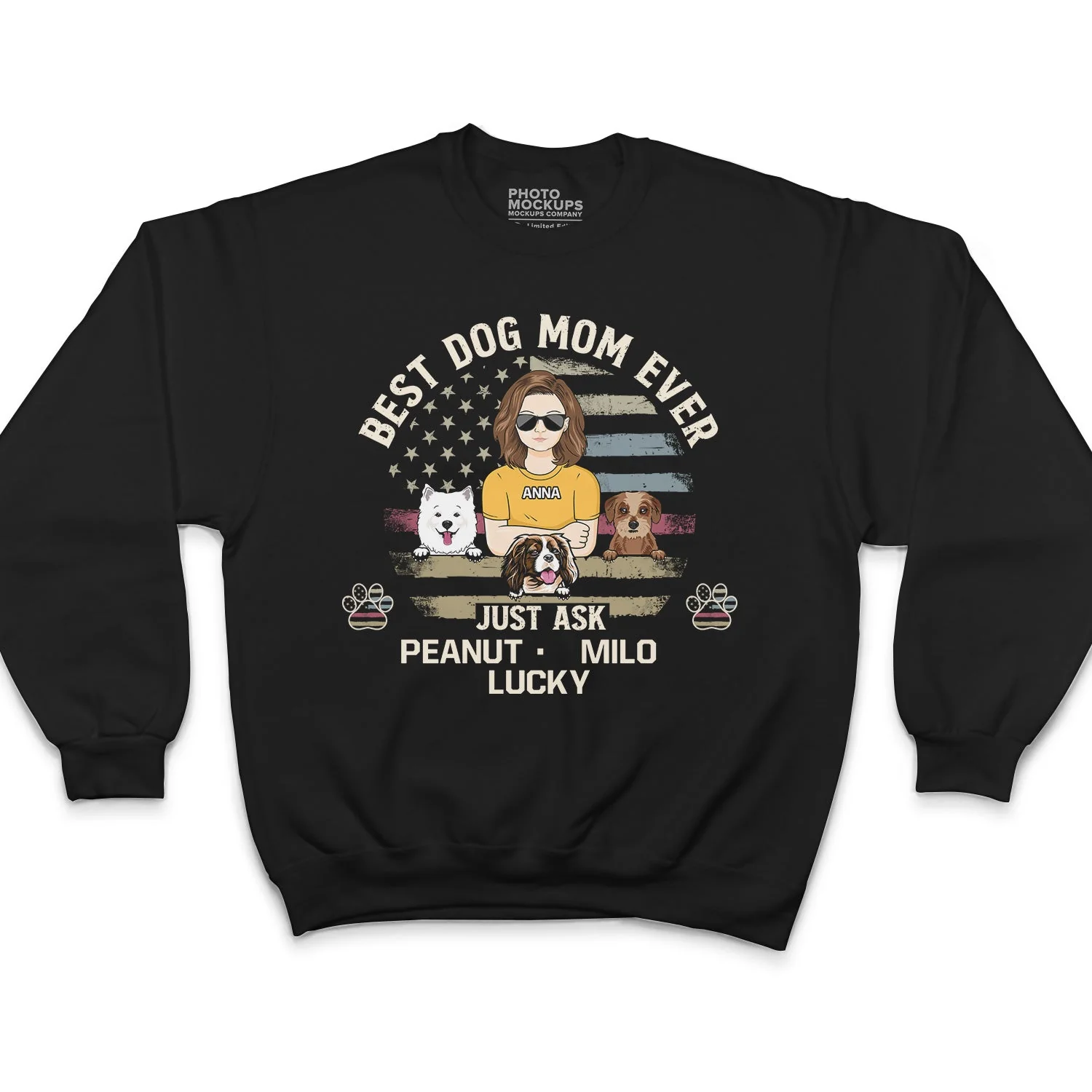 Best Dog Dad Dog Mom Ever - Birthday, Loving Gift For Daddy, Father, Mother, Pet Lovers - Personalized Custom T Shirt - Image 5