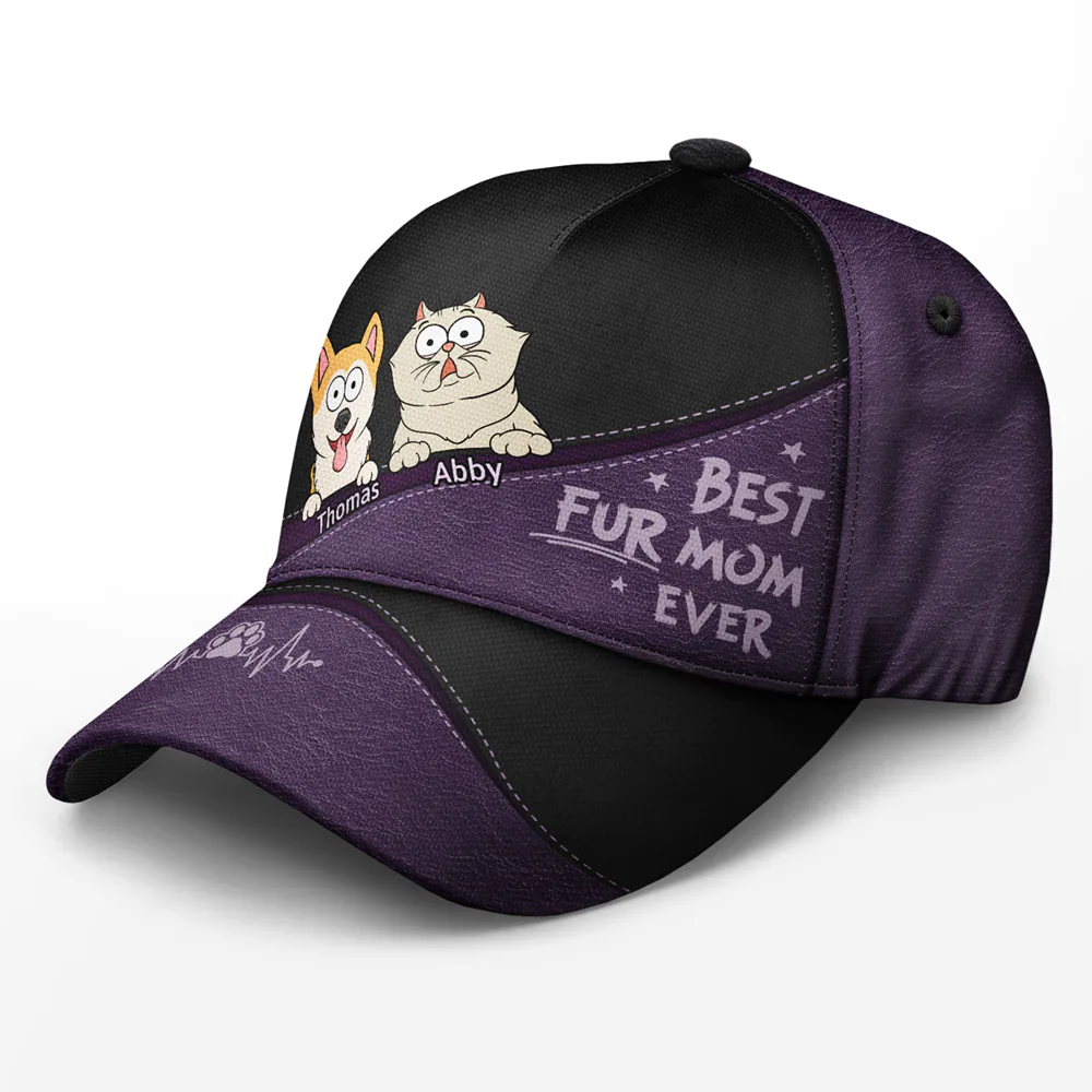 Best Dog Dad Ever Funny Cartoon Pet - Personalized Classic Cap - Image 2