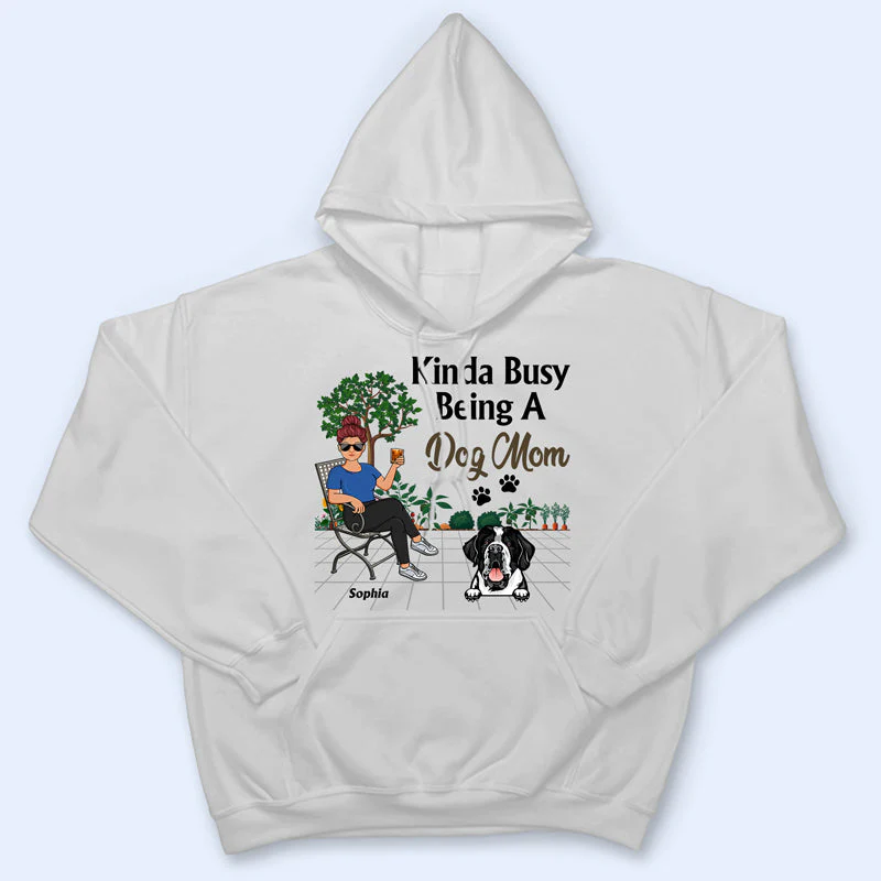 Best Dog Mom Ever - Gift For Dog Lovers - Personalized Custom T Shirt - Image 4