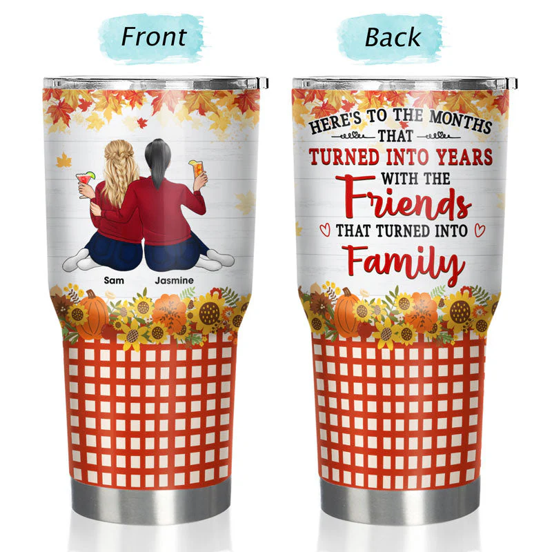 Best Friends Are The Sisters We Choose For Ourselves - Gift For Bestie - Personalized Custom 30 Oz Tumbler - Image 3