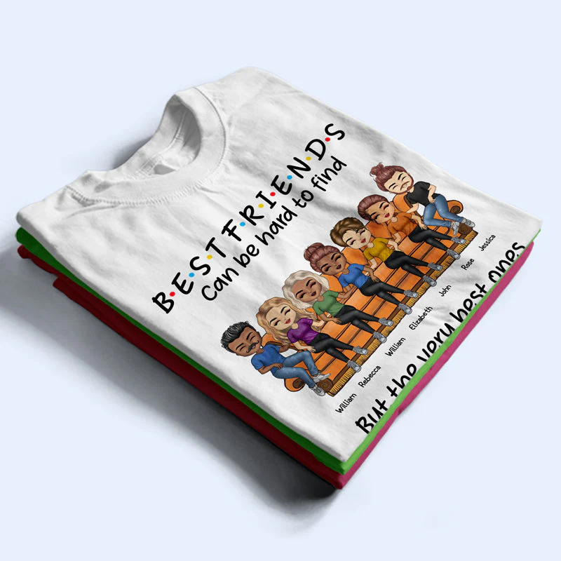 Best Friends Funny And Emotional Words - BFF Bestie Gift - Personalized Custom T Shirt - Image 2