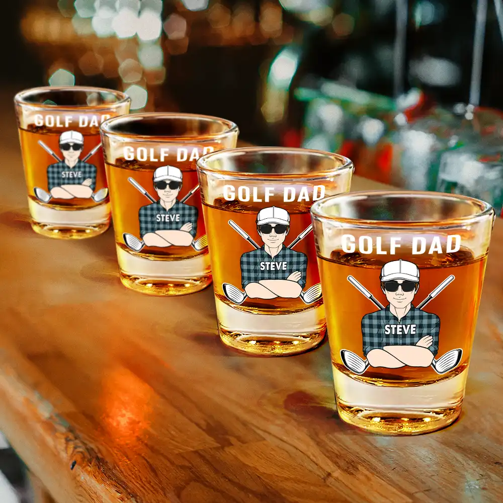 Best Shot Of The Day Golf - Personalized Shot Glass - Image 4