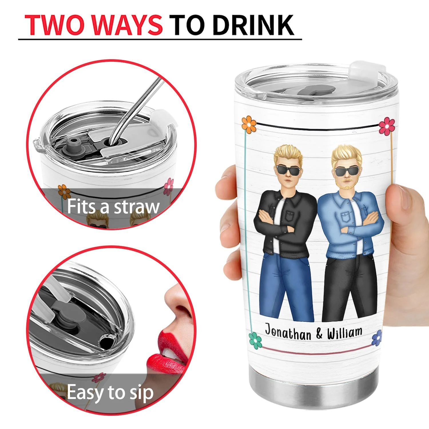 Bestie Congrats On Being My Bestie - Gift For Bestie - Personalized Tumbler - Image 4