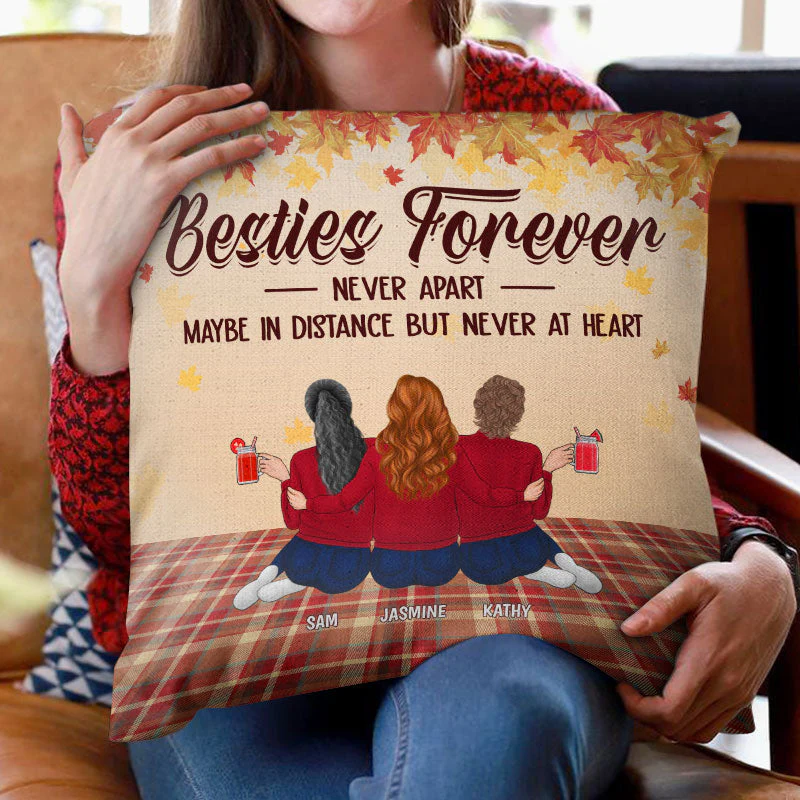 Bestie It's Not What We Have In Life - Gift For Best Friends - Personalized Custom Pillow - Image 2