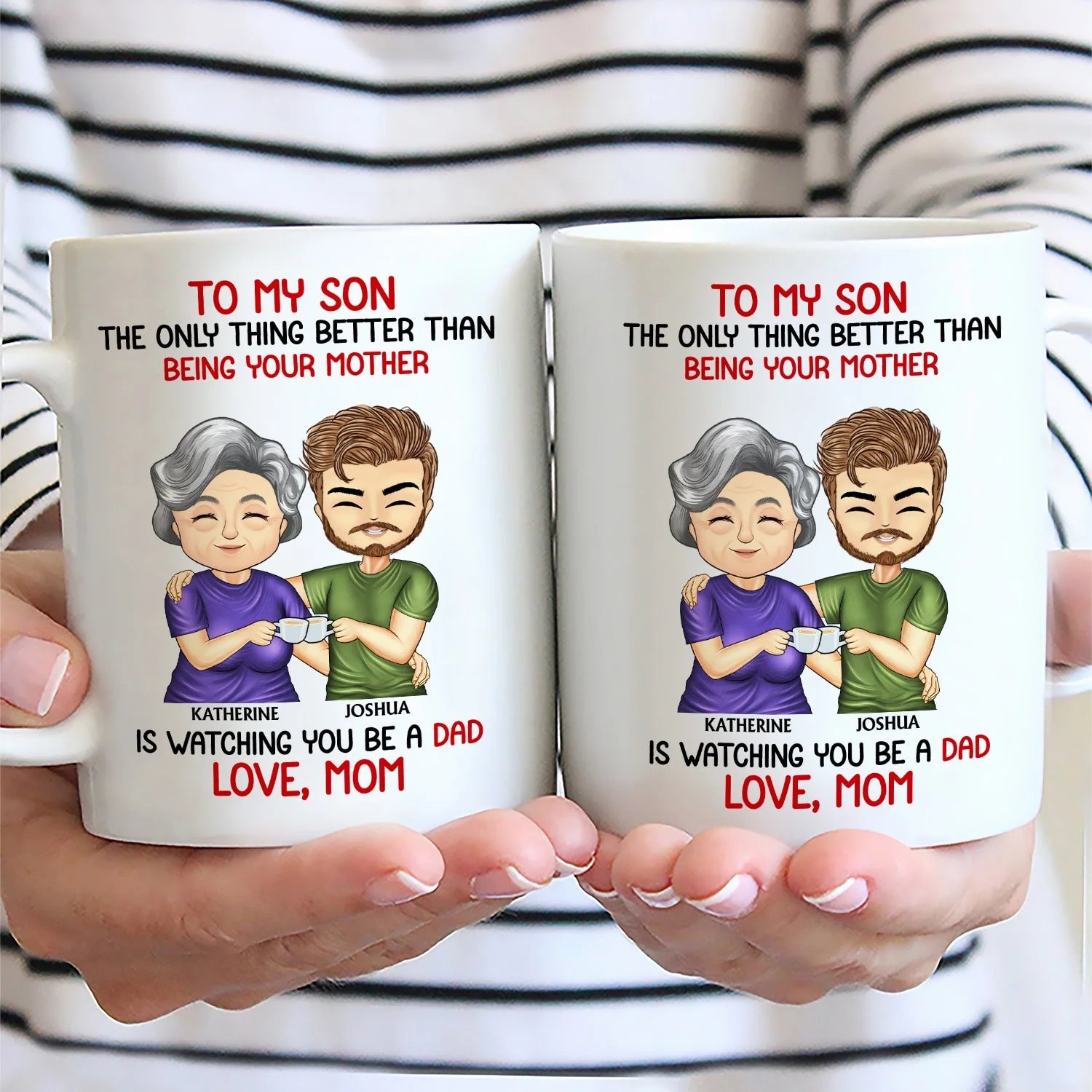 Better Than Being Your Father - Gift For Son - Personalized Mug - Image 2