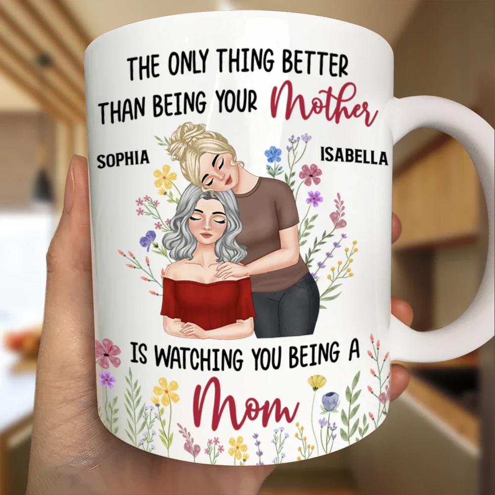 Better Than Being Your Mother - Personalized Mug - Image 3