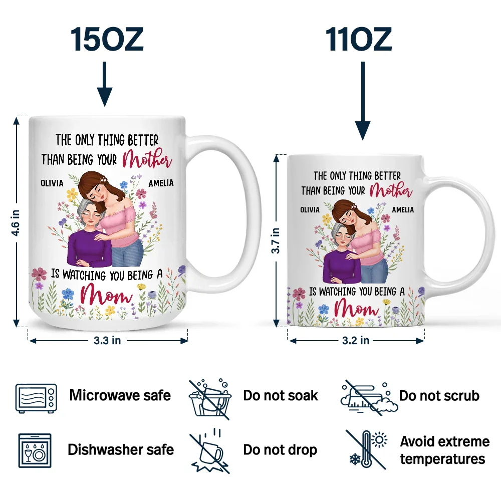 Better Than Being Your Mother - Personalized Mug - Image 4