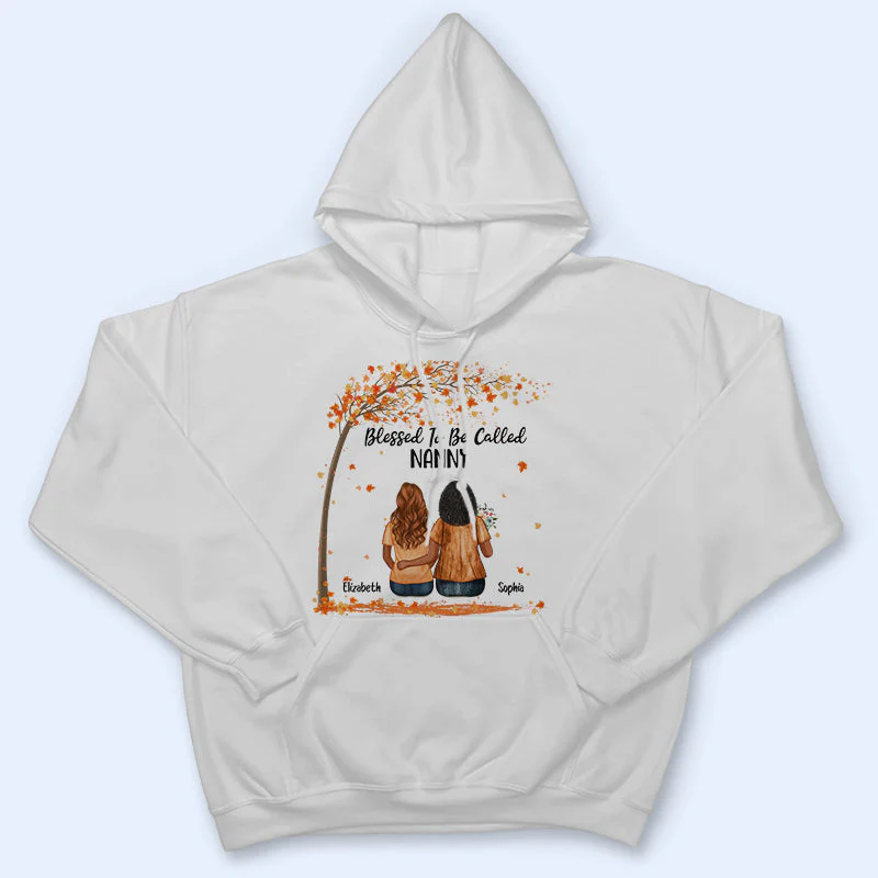 Blessed To Be Called Grandma - Gift For Grandmother - Personalized Custom T Shirt - Image 4