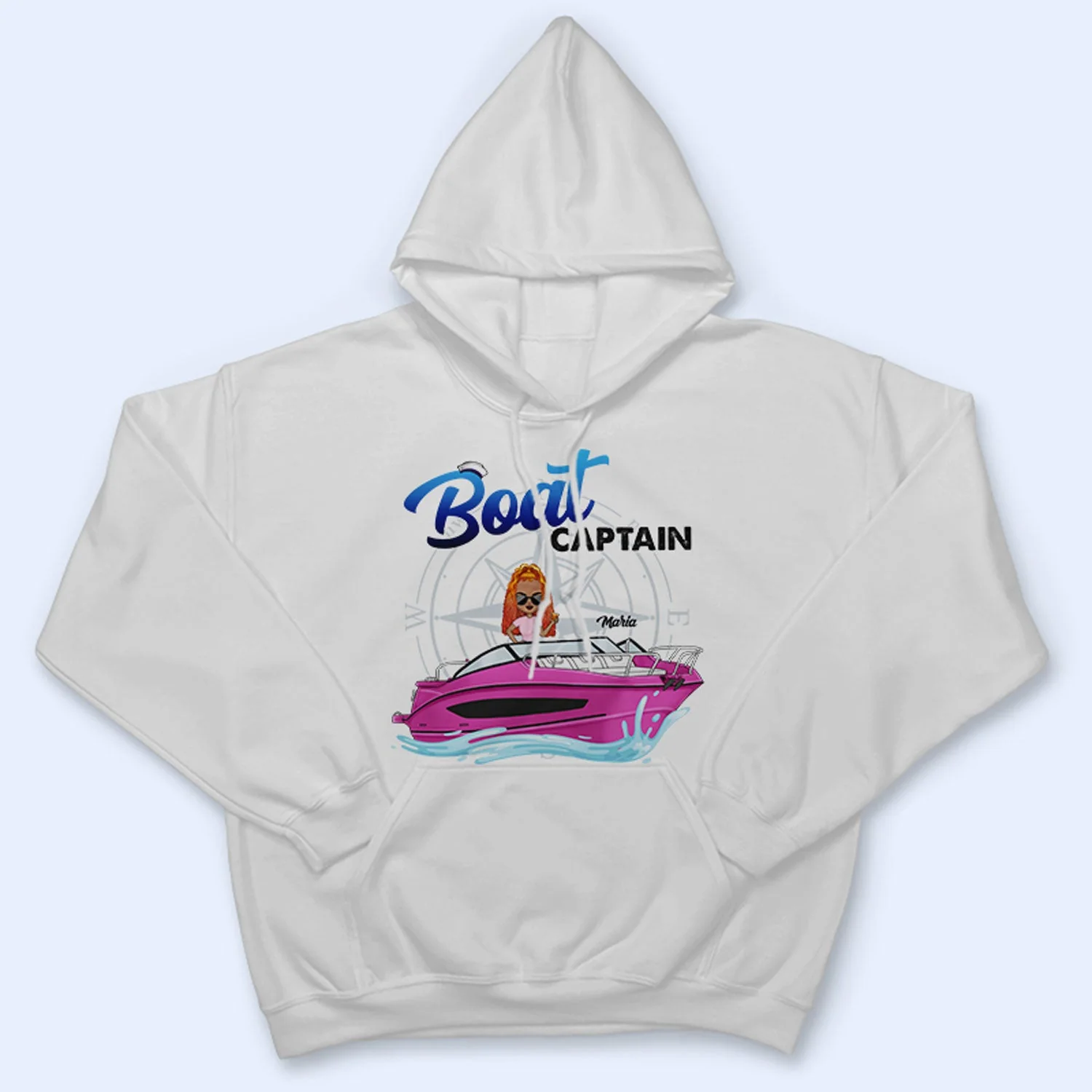 Boat Captain - Birthday, Traveling, Cruising Gift For Beach Lovers, Travelers - Personalized Custom T Shirt - Image 4