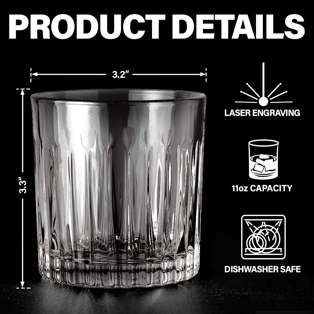 Brothers A Bond That Can't Be Broken - Personalized Rocks Whiskey Glass - Image 6