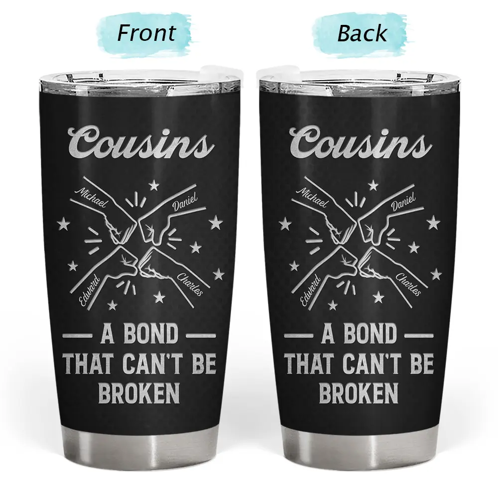 Brothers A Bond That Can't Be Broken - Personalized Tumbler - Image 3