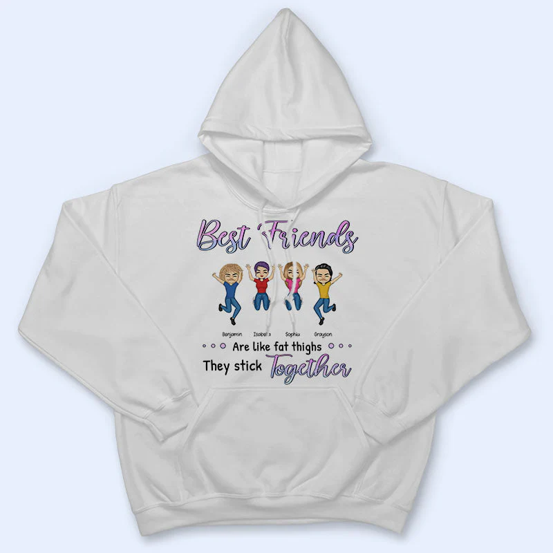 Brothers & Sisters Together Ready To Face Besties Siblings - Personalized Custom Hoodie - Image 4