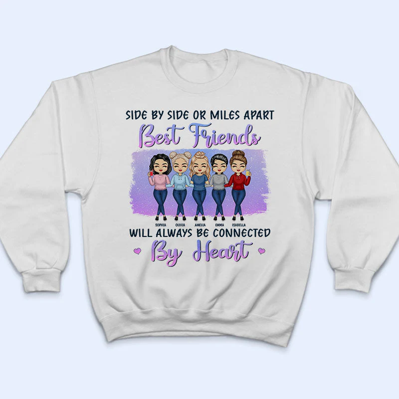 Brothers & Sisters We're Like A Really Small Gang Gift For Sibling & Bestie - Personalized Custom Hoodie - Image 5
