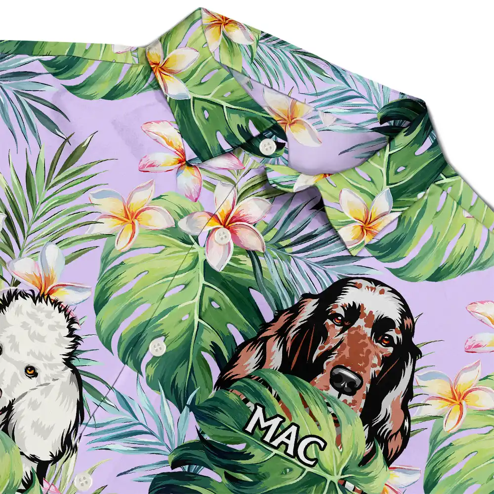 Call Me Dog Dad - Personalized Hawaiian Shirt - Image 4