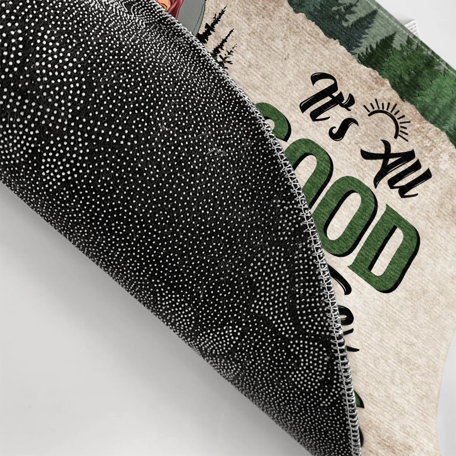 Camping Couple It's All Good - Personalized Custom Doormat - Image 3