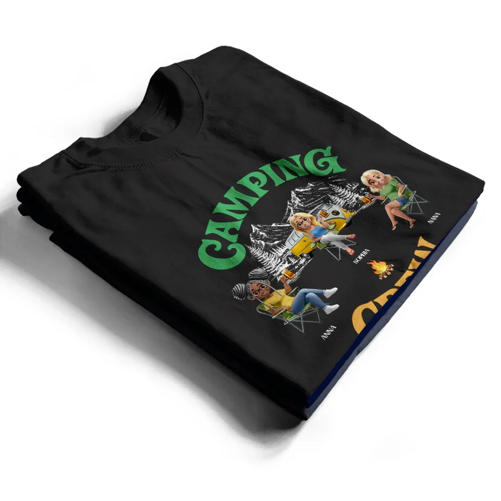 Camping Crew 3D Effect - Personalized T Shirt - Image 2