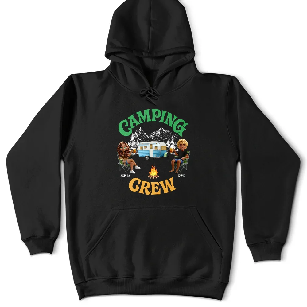 Camping Crew 3D Effect - Personalized T Shirt - Image 4