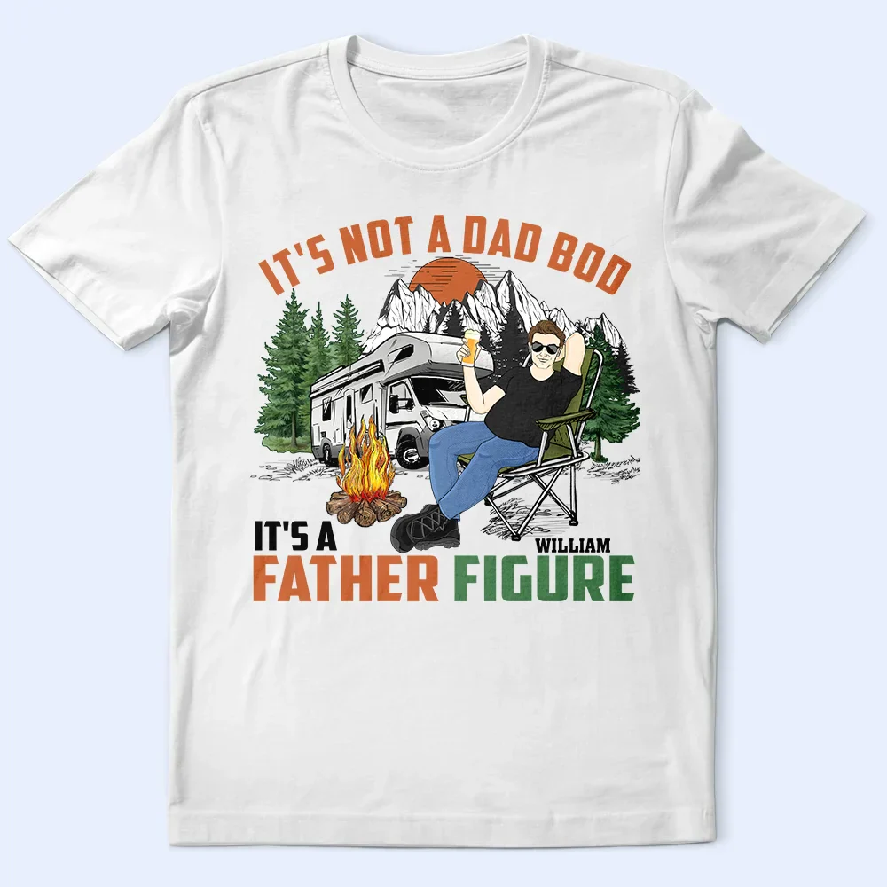 Camping Dad Bod - Personalized T Shirt - Image 2