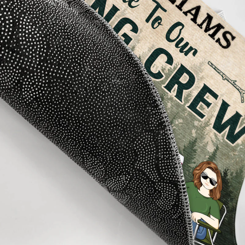 Camping Family This Is How We Roll - Gift For Couple - Personalized Custom Doormat - Image 3