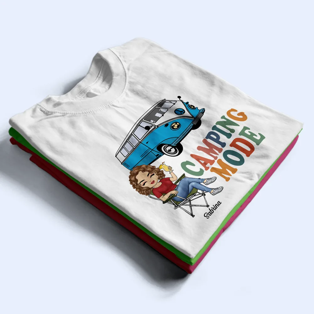 Camping Mode - Personalized T Shirt - Image 2