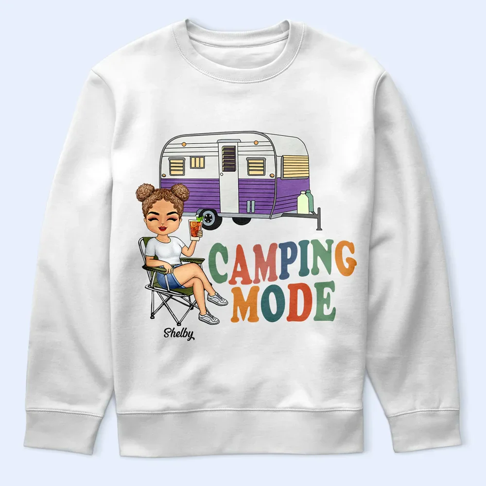Camping Mode - Personalized T Shirt - Image 5