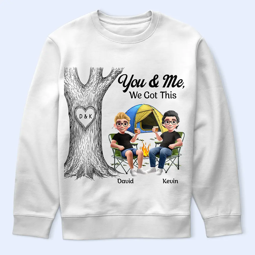 Camping Partners For Life - Personalized T Shirt - Image 5