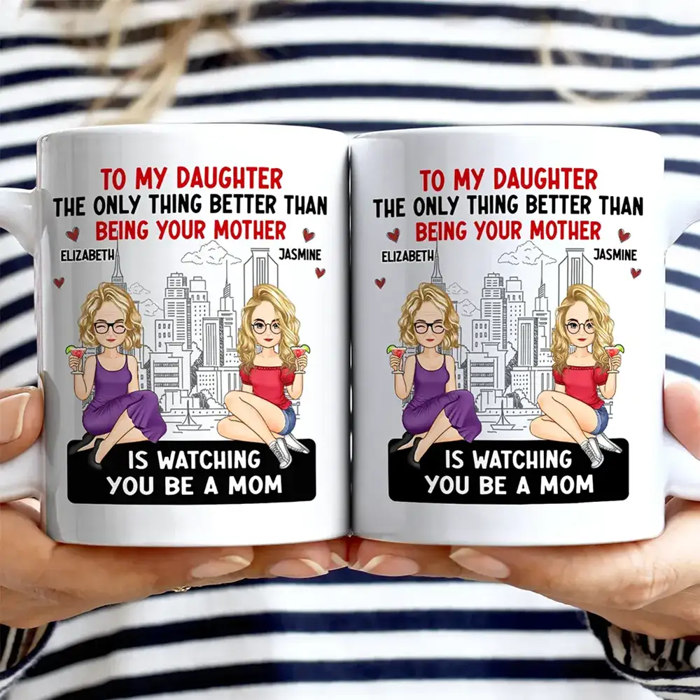 Cartoon Better Than Being Your Mother - Personalized Mug - Image 3