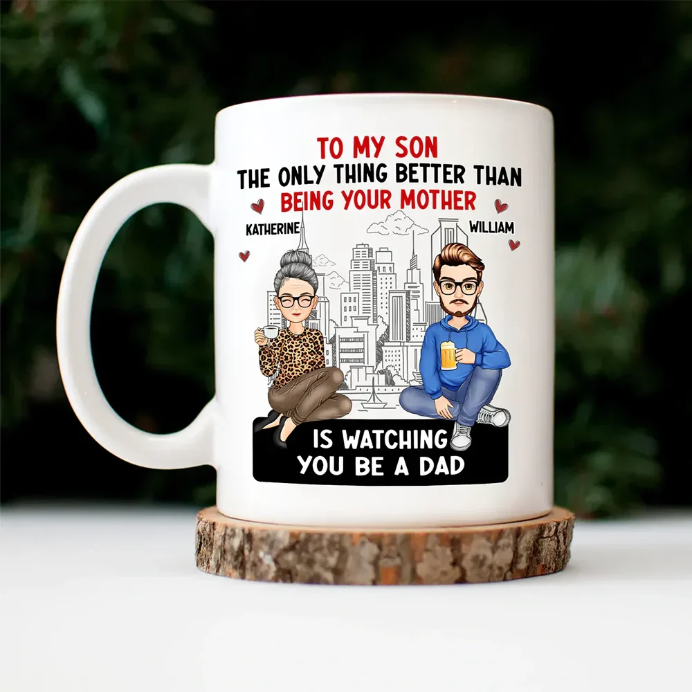 Cartoon Better Than Being Your Mother - Personalized Mug - Image 5