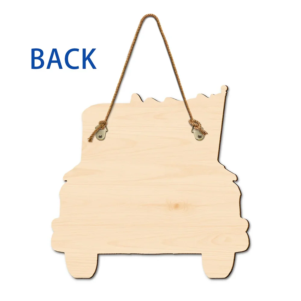 Cats Planning Escape Truck - Personalized Custom Shaped Wood Sign - Image 6