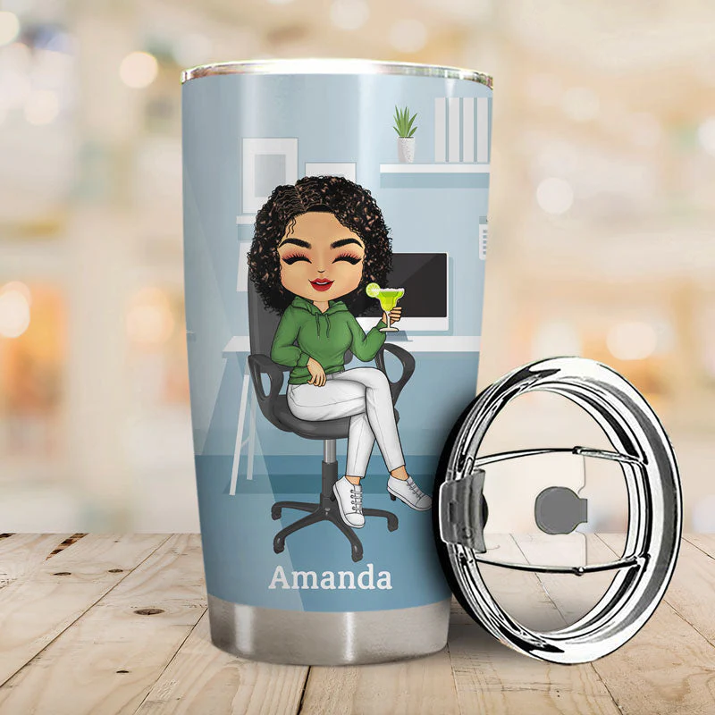 Chaos Coordinator Someone Who Solves Problems - Gift For Boss - Personalized Custom Tumbler - Image 2