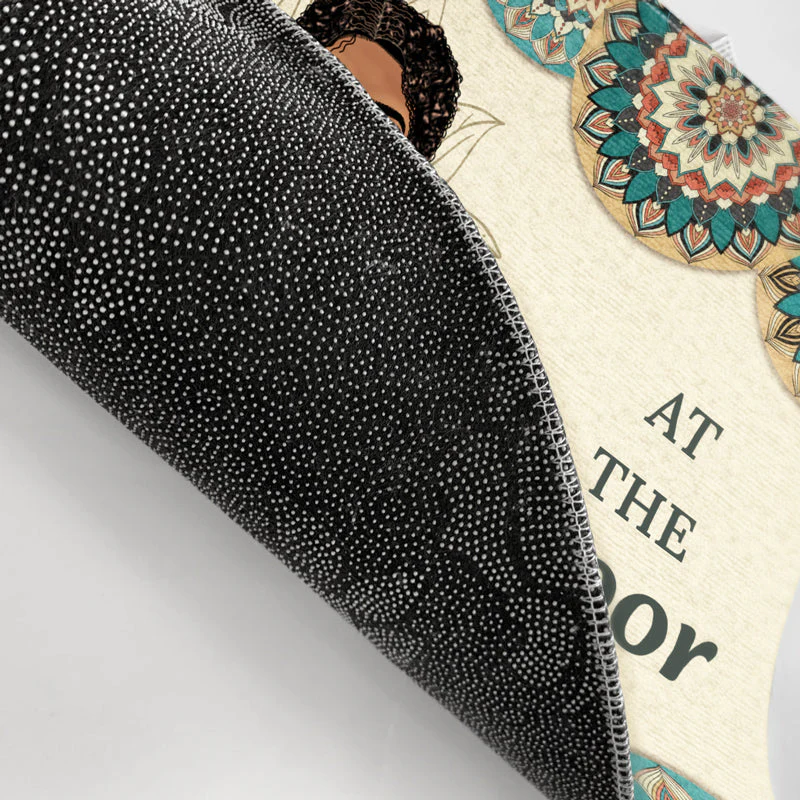 Check Your Energy At The Door - Gift For Yoga Lovers - Personalized Custom Doormat - Image 3