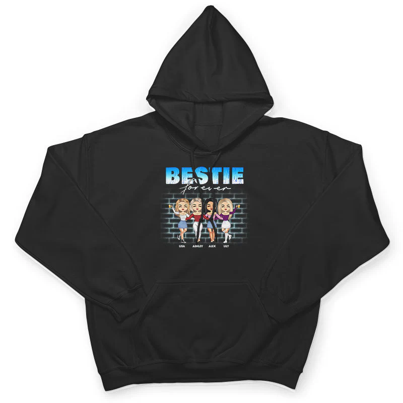 Chibi Girl Bestie Trouble When We're Together - Gift For Bestie - Personalized Custom T Shirt - Image 4