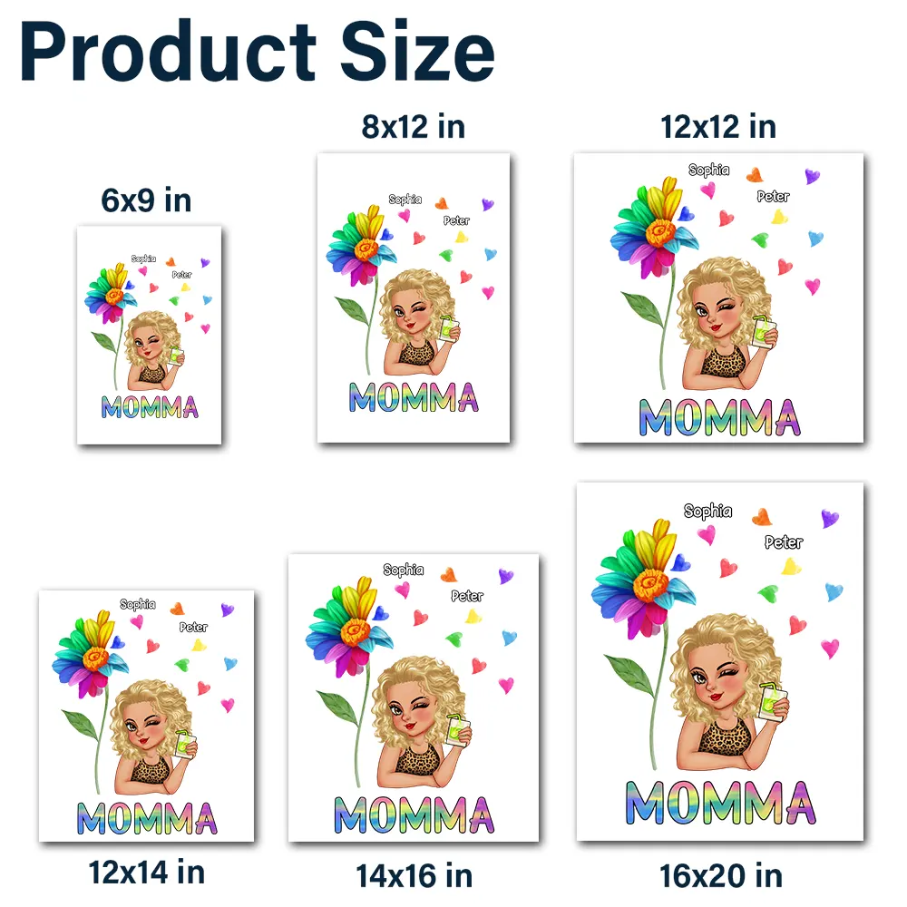 Colorful Sunflowers Grandma - Personalized Decor Decal - Image 6
