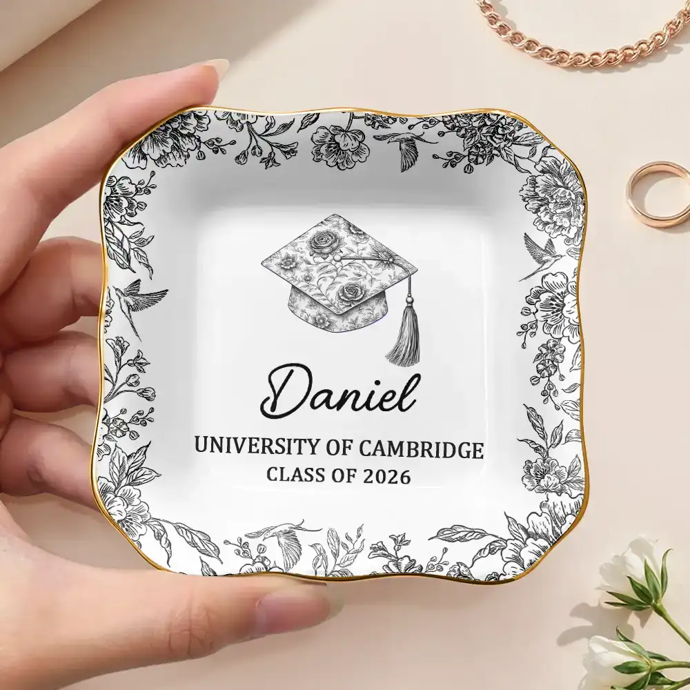 Congrats Graduation - Personalised Ring Dish - Image 3