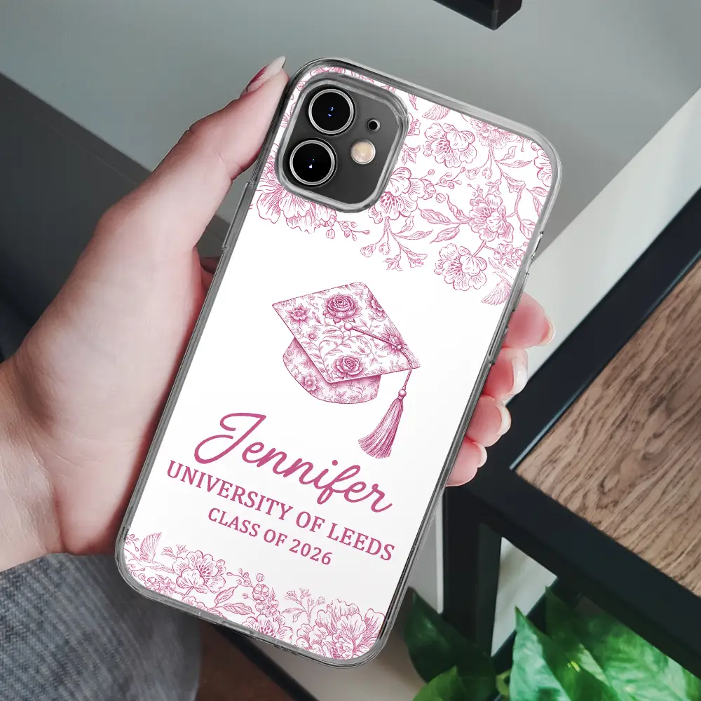 Congrats Graduation - Personalized Clear Phone Case - Image 6