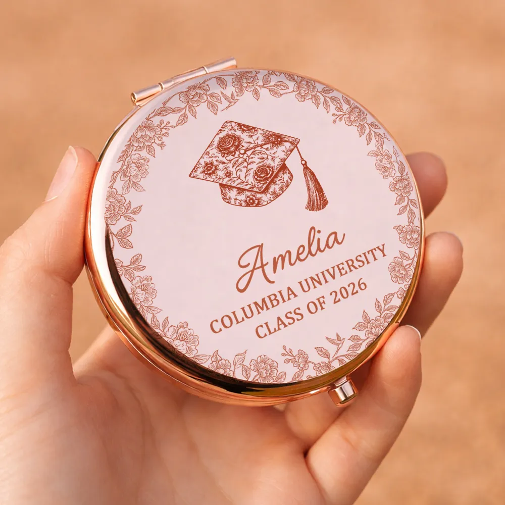 Congrats Graduation - Personalized Compact Mirror - Image 5