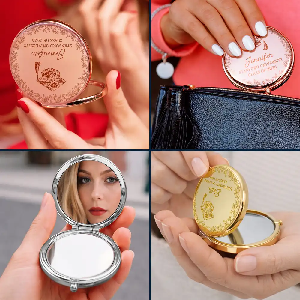 Congrats Graduation - Personalized Compact Mirror - Image 6