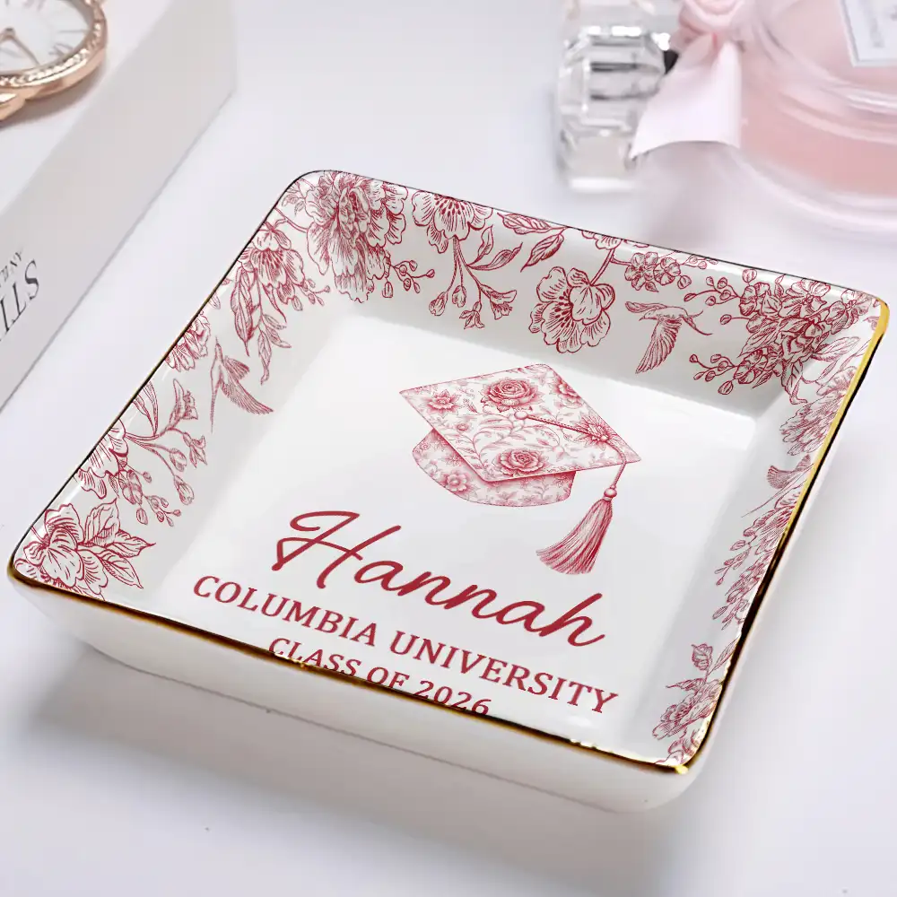 Congrats Graduation - Personalized Ring Dish - Image 2