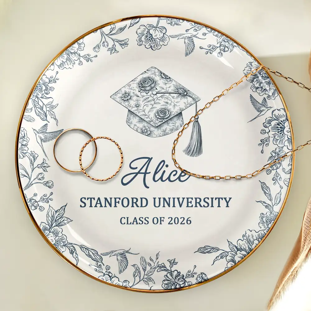 Congrats Graduation - Personalized Ring Dish - Image 4