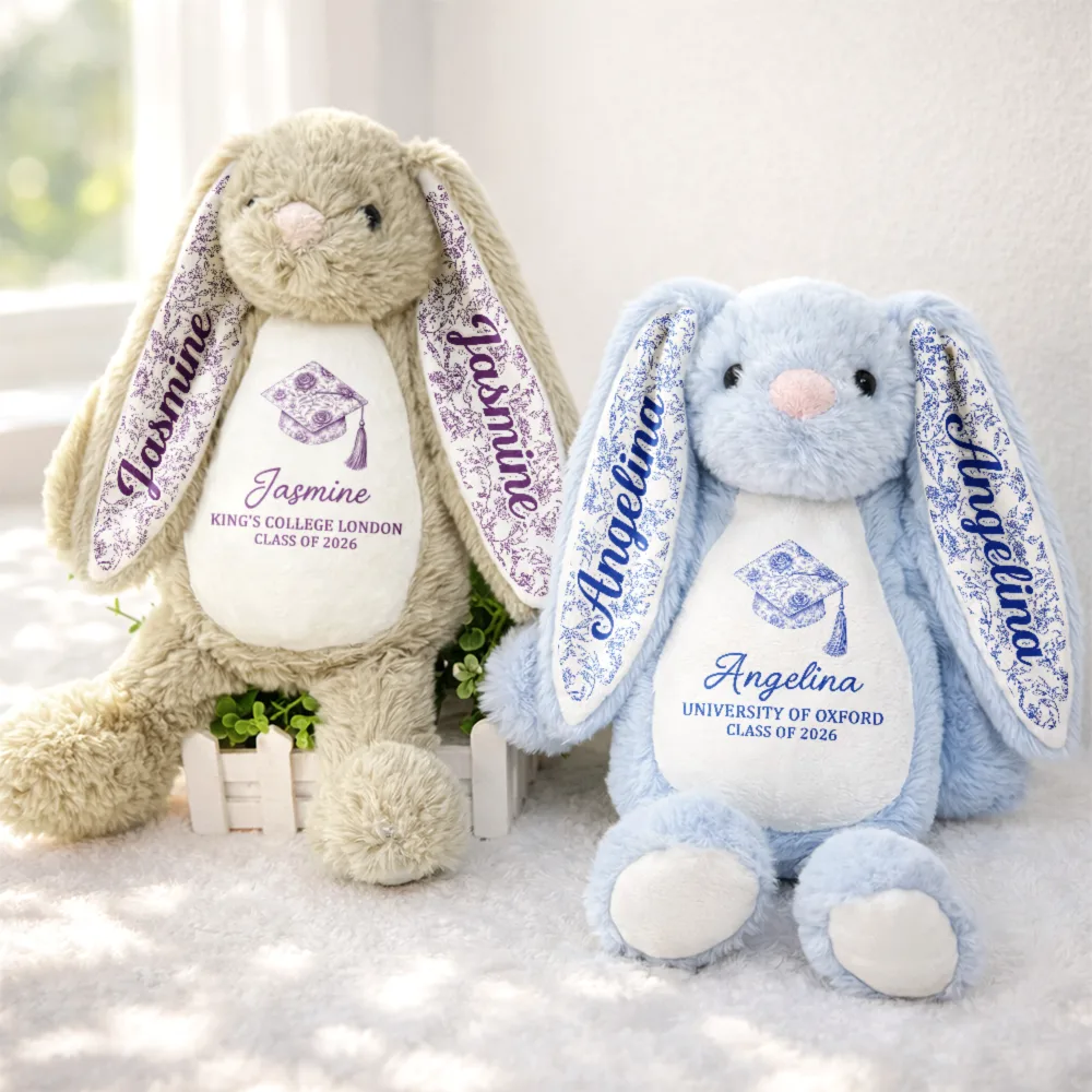 Congrats Graduation - Personalized Soft Toy Bunny - Image 3