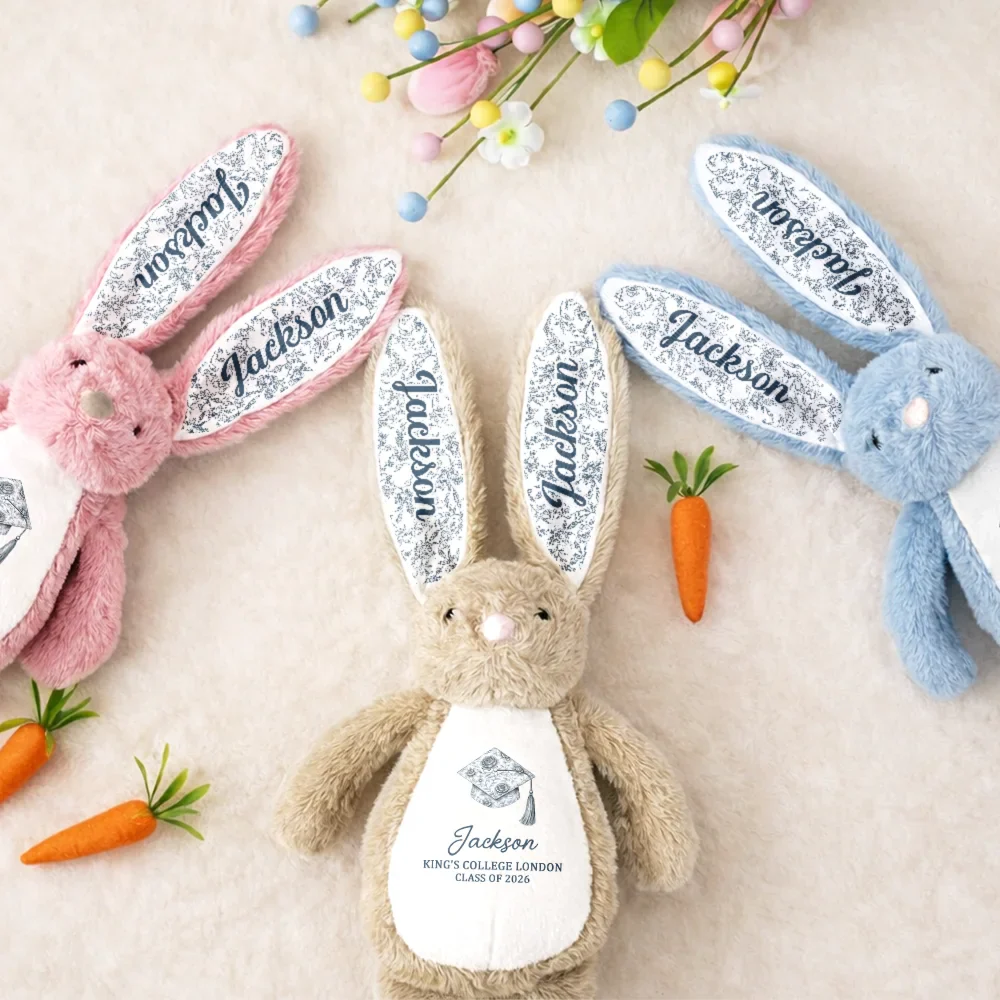 Congrats Graduation - Personalized Soft Toy Bunny - Image 6