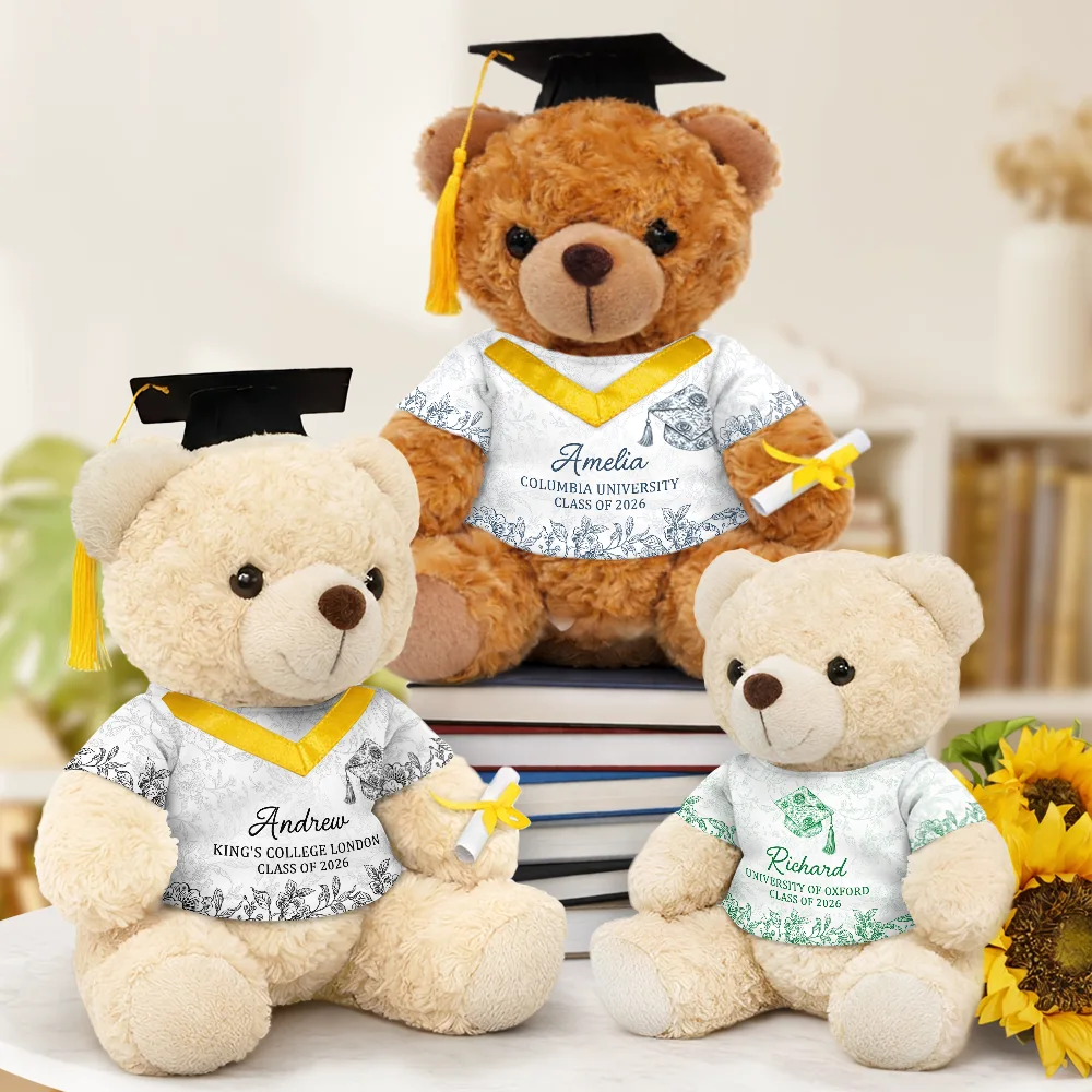 Congrats Graduation - Personalized Teddy Bear - Image 2