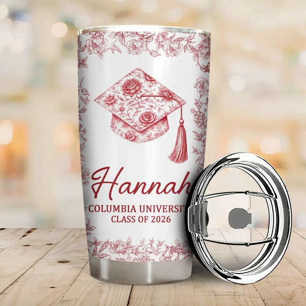 Congrats Graduation - Personalized Tumbler - Image 2